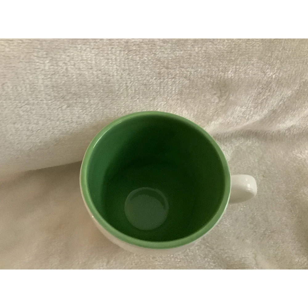 2006 Starbucks Holiday Mug Embossed Christmas Tree Snowball 16 Oz